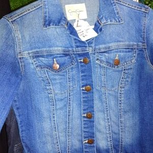 Jessica Simpson teens denim pressed jacket